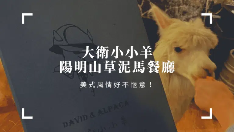 陽明山草泥馬餐廳｜大衛小小羊，有草泥馬的親子餐廳，好吃又好玩～