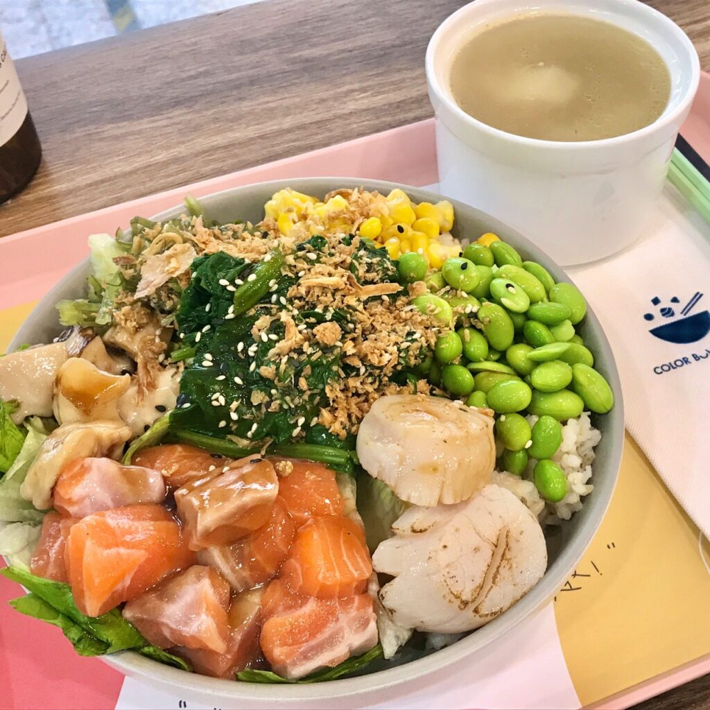 台中健康料理推薦｜彩碗｜豪華海鮮清爽碗