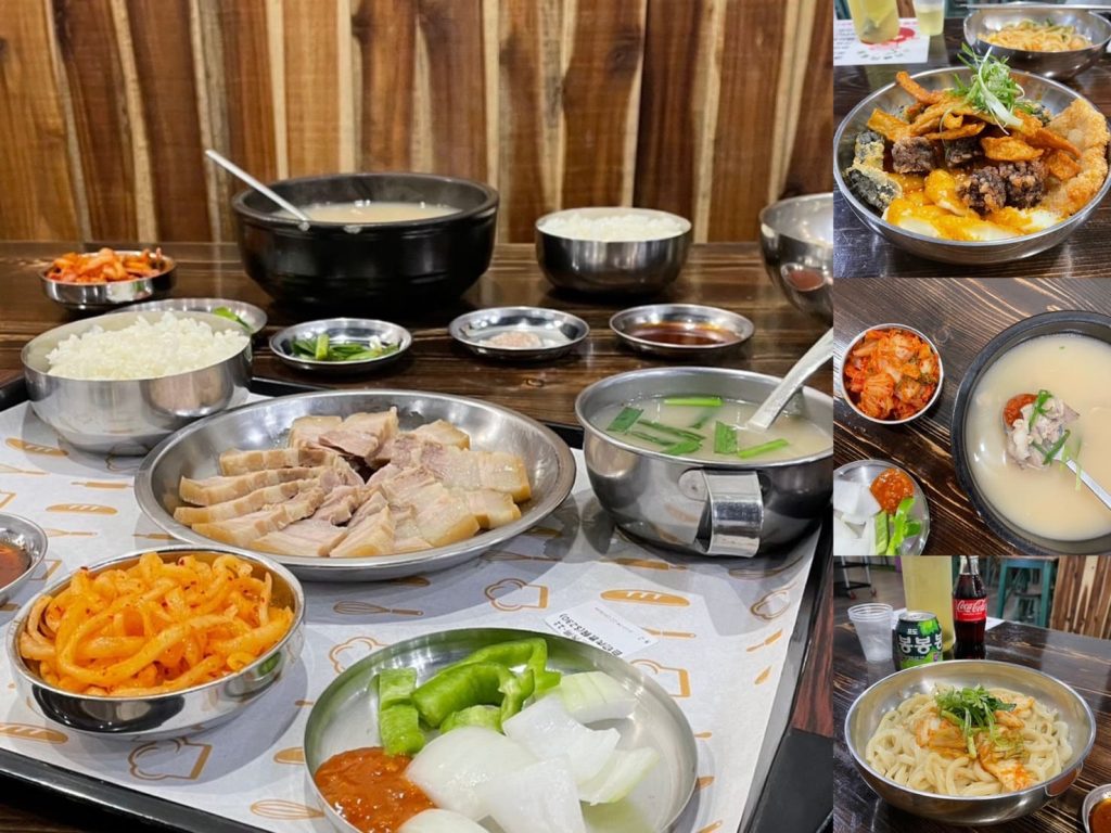 釜山特色小吃|高雄新興區「小月豬肉湯飯」帶你一秒飛韓國!必吃炸血腸、白切豬五花 高雄韓式料理|小月豬肉湯飯專賣店