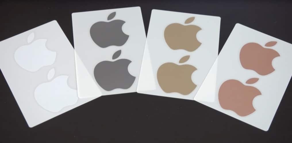 買 iPhone、Mac 附的蘋果貼紙是為什麼?原來有這些含意與用途! 圖五 各色蘋果貼紙
