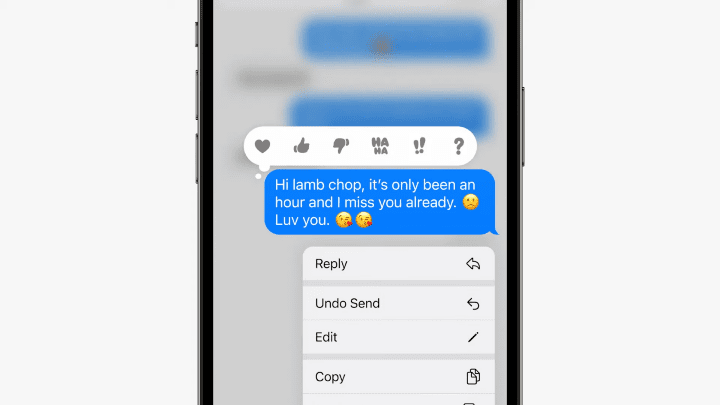 ios16 新功能｜ iMessage也能收回