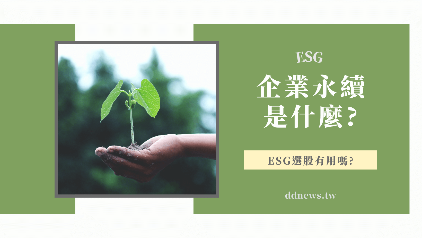 ESG、企業永續是什麼?ESG選股有用嗎?