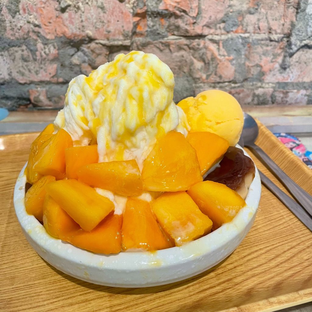 新鮮芒果牛奶雪花冰