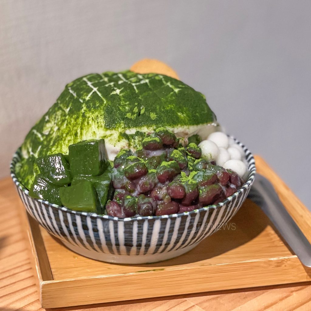 抹茶豆乳冰