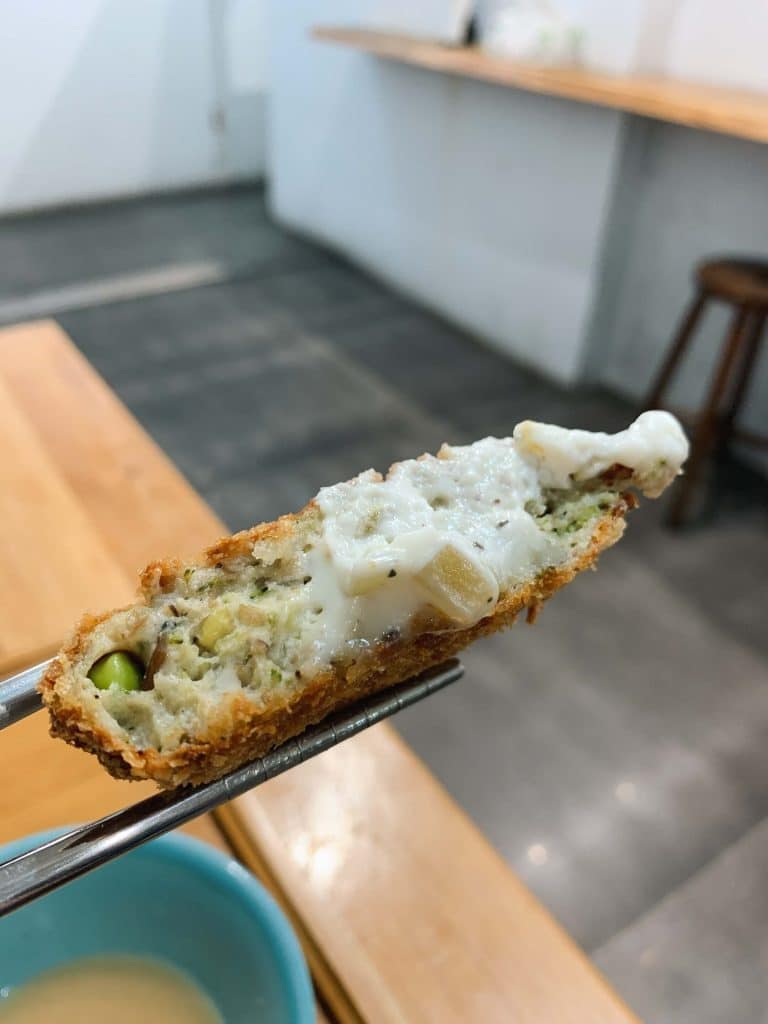 台中西區半半食室|老宅裡飄蔬食香,純素手工早午餐,用蔬食開啟美好的一天! 半半蔬菜排$60-3