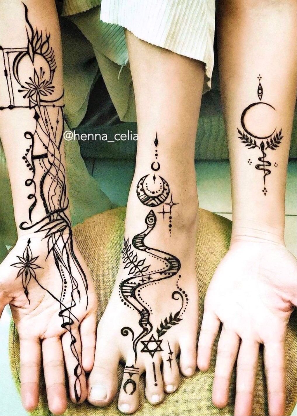 你聽過印度Henna彩繪嗎?百變風格、華麗圖騰讓蔡依林等名人都熱愛! 印度Henna彩繪