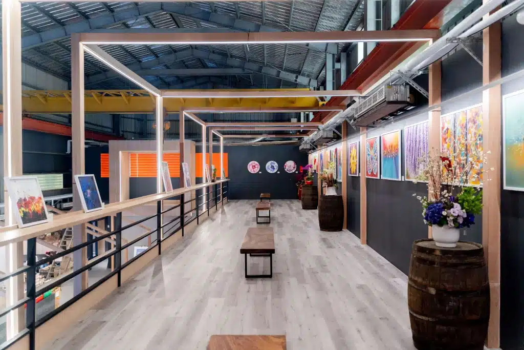 【台中跨蒔咖啡】KroXCoffee 新概念店|工業風裝潢的天花板!工廠變身文青咖啡店 KroX coffee 跨蒔咖啡|店家介紹-7