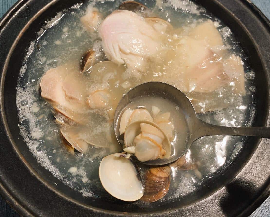 【台中小火鍋推薦】敝姓鍋|獨家特色湯底「起司牛奶鍋」,高大牧場鮮奶加好加滿! 蛤蜊鯛魚雙拼 $388-2