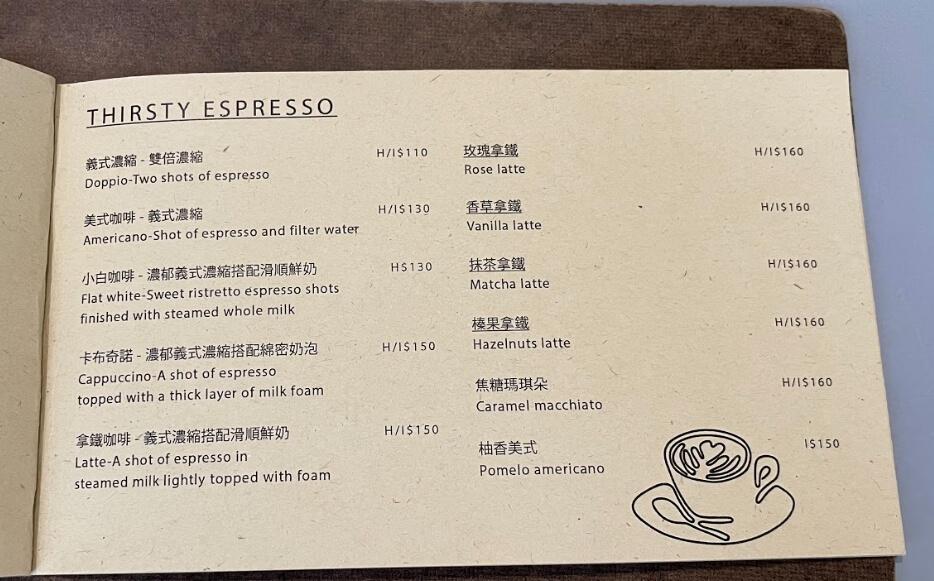 勤美美食推薦│At three café-隱身巷弄裡的「歐風質感咖啡廳」 噴汁、料滿滿牛肉漢堡必吃 At three café│菜單-5