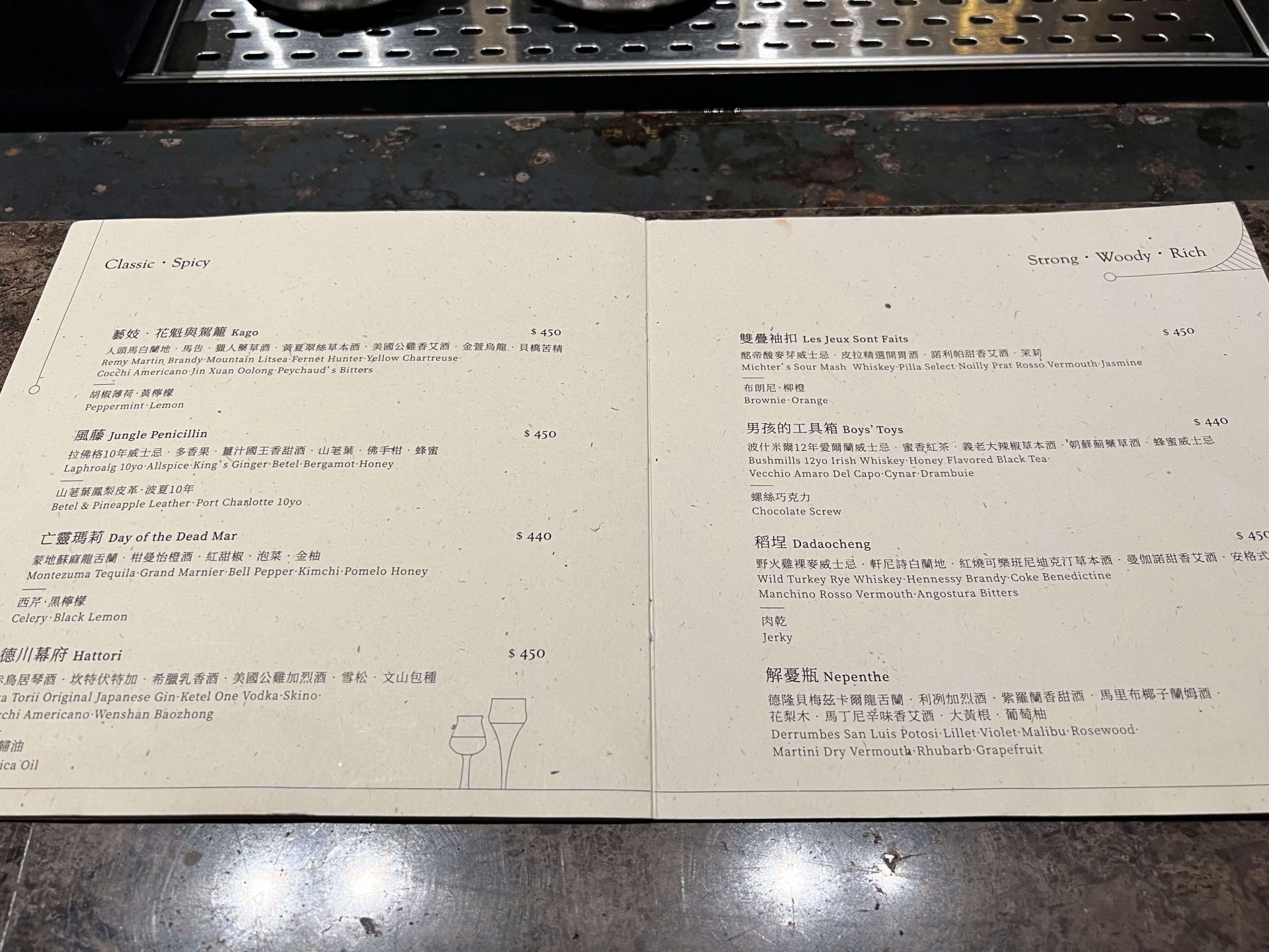 【國父紀念館餐酒館】Cog & J 每一杯調酒都是故事 Cog & J|酒單-2