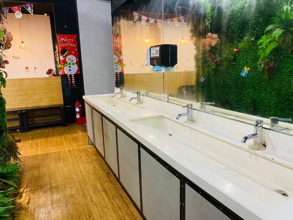 圖六：場館內的洗手台
