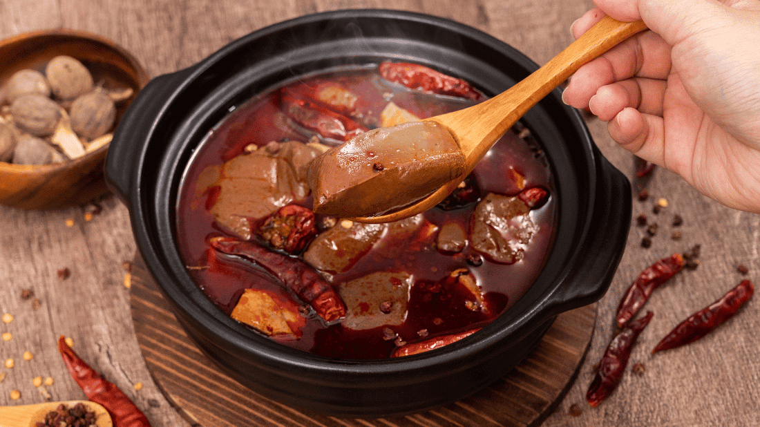 麻辣鴨血 評價