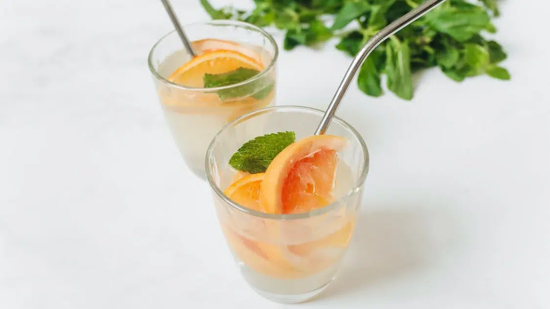 葡萄柚氣泡飲