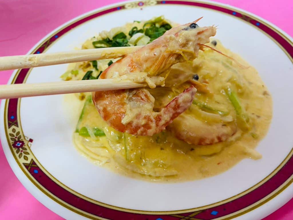 奶油辣泡蝦