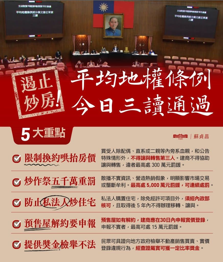 【2026平均地權條例懶人包】對房市的影響?施行細則一次看! 平均地權