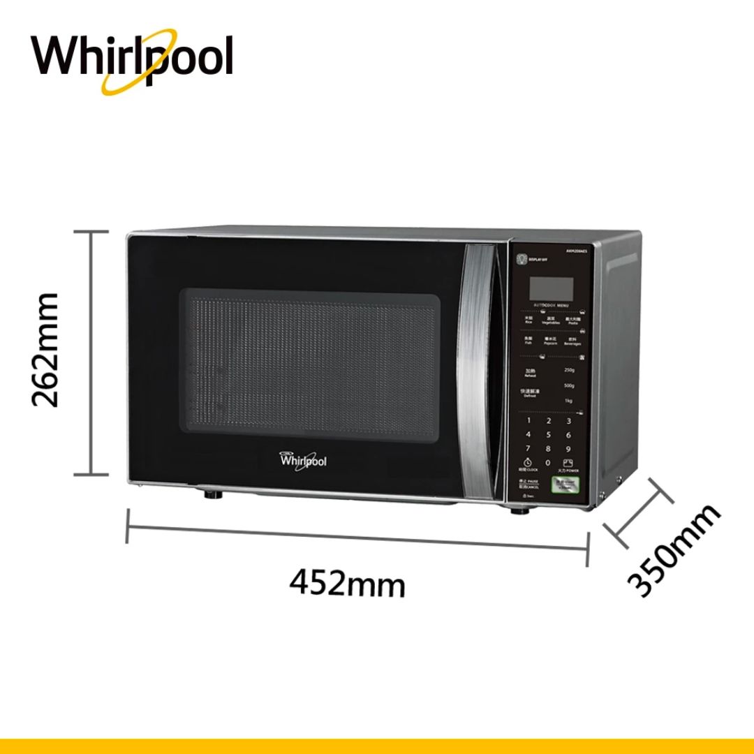 微波爐推薦2026|平價熱銷TOP10:品牌價格容量大評比 Whirlpool惠而浦 AKM2064ES 微電腦微波爐 20L