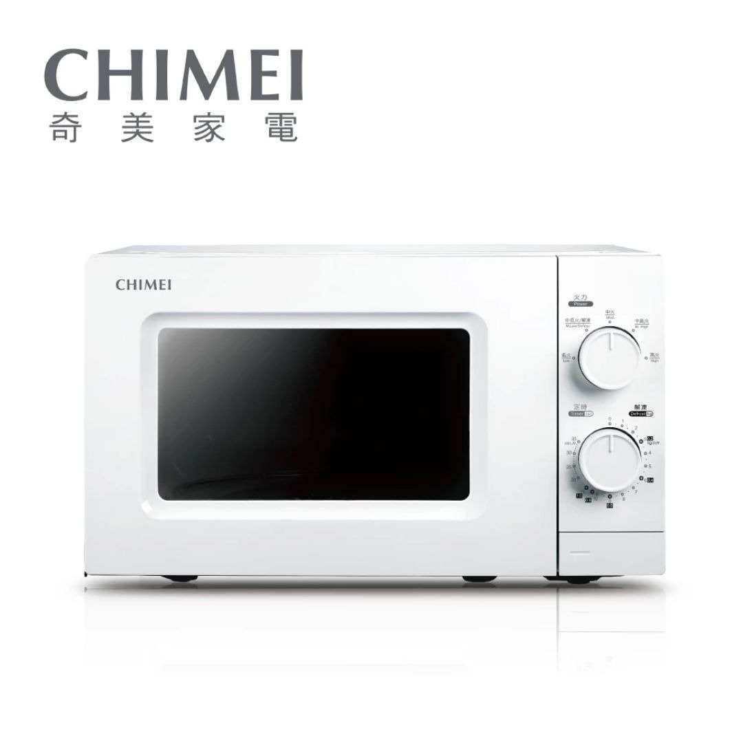 微波爐推薦2026|平價熱銷TOP10:品牌價格容量大評比 CHIMEI 奇美|MV-20C1PK 全自動轉盤機械式微波爐 20L