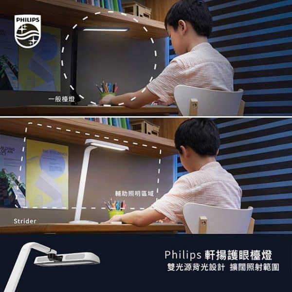 飛利浦 PHILIPS 軒揚LED護眼檯燈：圖片 8