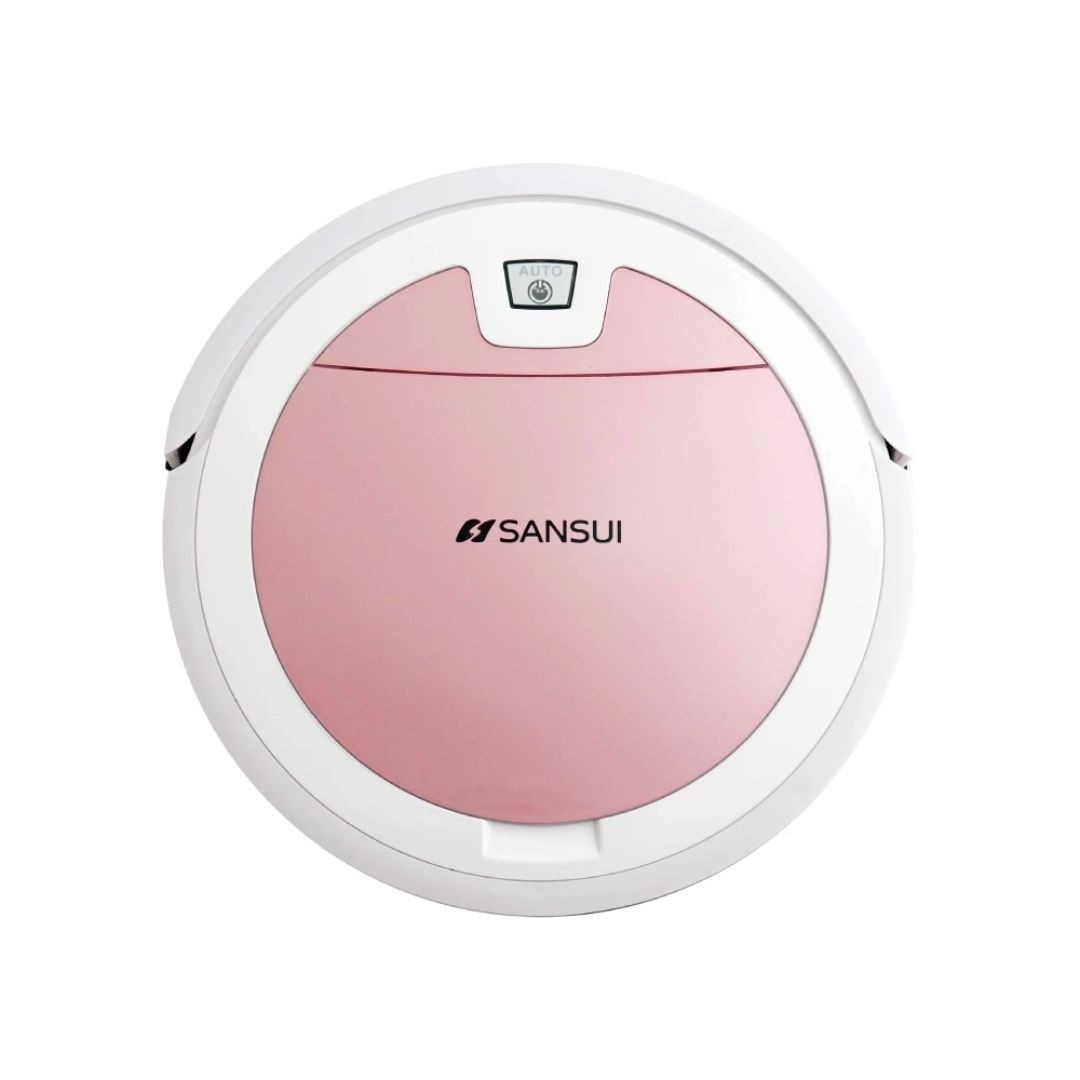 SANSUI 山水 小Q粉超薄型WIFI智能濕拖掃地機器人