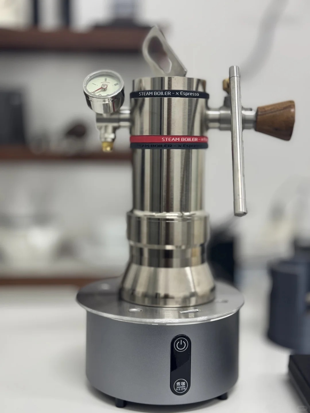 雙鍋式蒸汽咖啡機 (Stovetop Steam Coffee Maker)