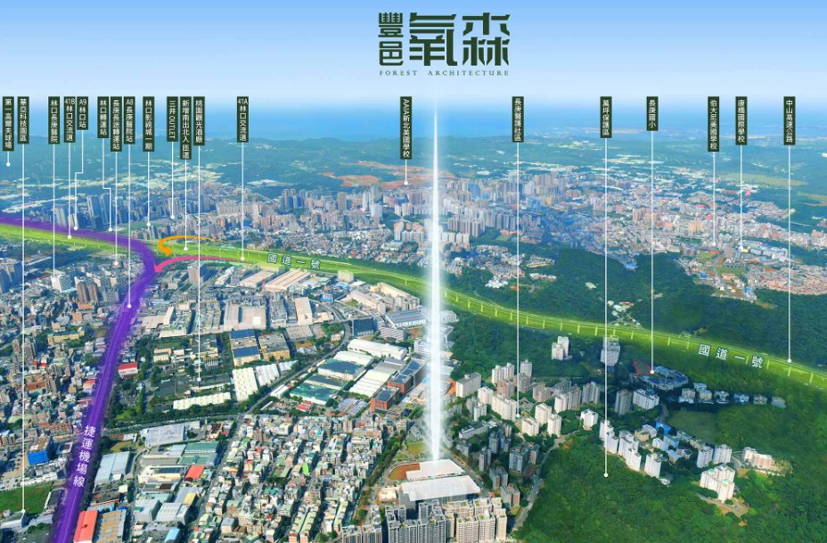 【林口預售屋】豐邑氧森看屋心得!交通、格局、房型、價格一次比較! 豐邑氧森