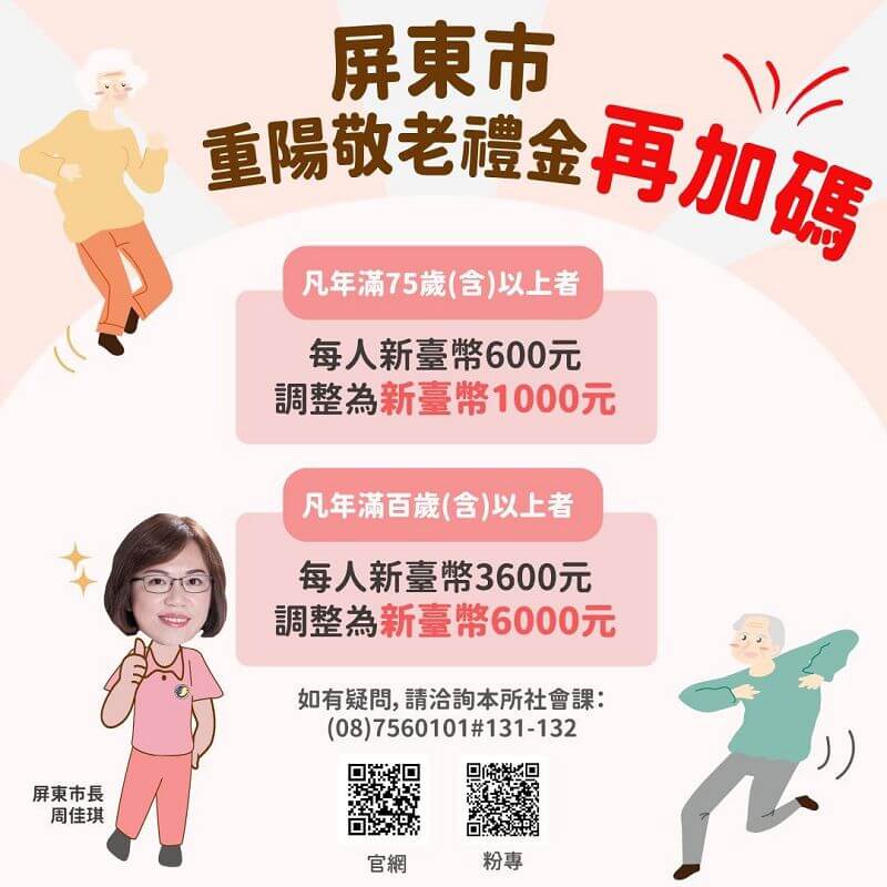 【2026重陽敬老金懶人包】重陽敬老金是什麼?各縣市領取/發放時間、資格、金額、線上申請方式大解密 重陽敬老金