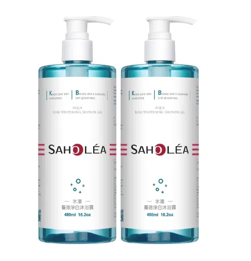 沐浴乳推薦SAHOLEA森歐黎漾】水漾薔薇系列淨白沐浴露