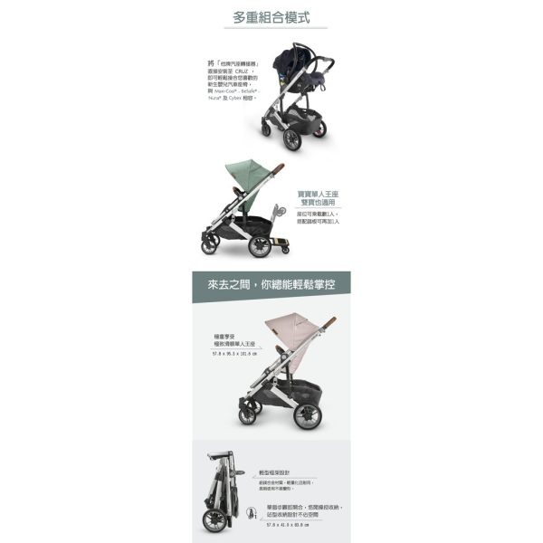 美國 UPPAbaby Cruz V2 酷炫豪華頂級推車：圖片 5