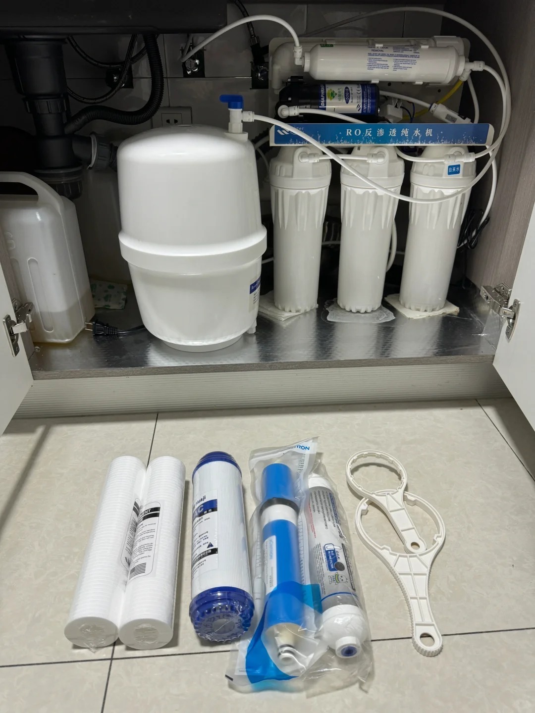 淨水器濾芯更換