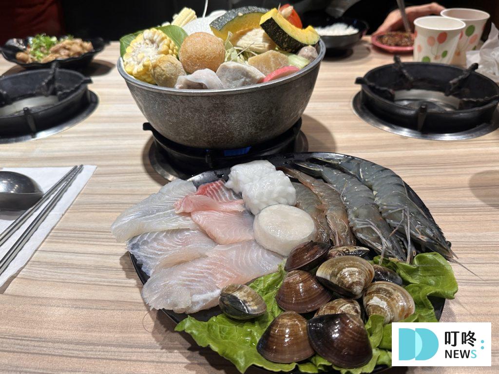 鍋in|小火鍋、火烤兩吃鍋開箱!大學生必去的平價火鍋店!公館 鍋in_海鮮2