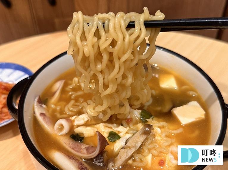 安城湯麵海鮮煮熟麵體
