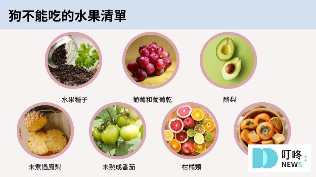狗不能吃的水果