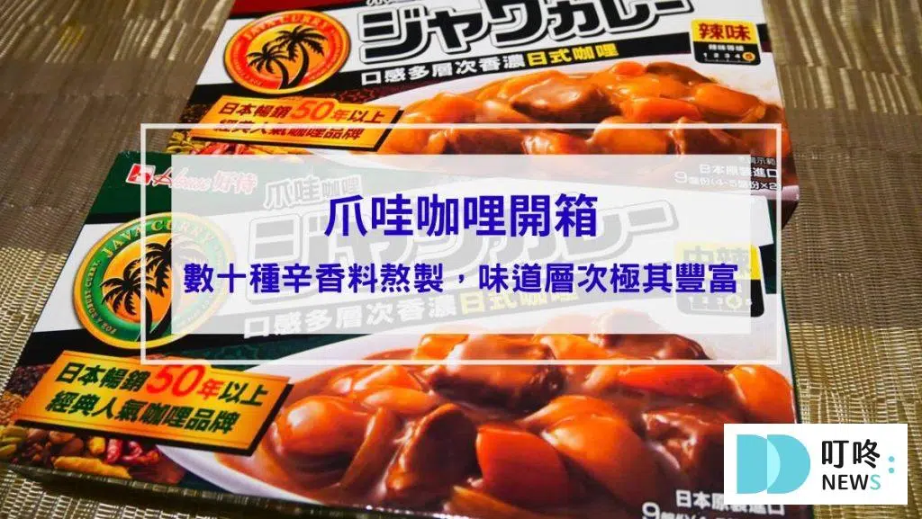 【爪哇咖哩開箱】數十種辛香料熬製，味道層次極其豐富，超過50年熱銷的咖哩商品！