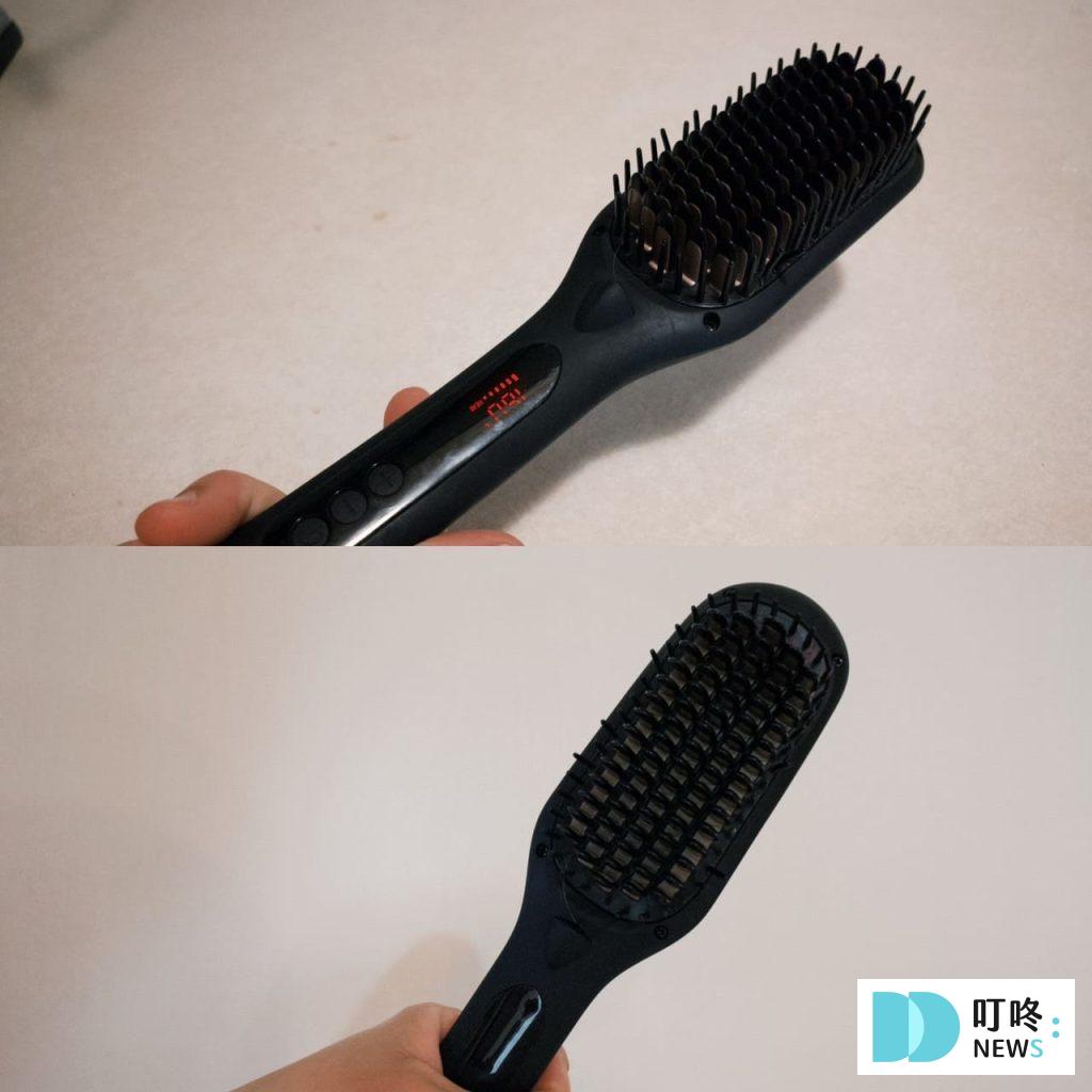 3Steps液晶溫控負離子直髮梳開箱｜實測(使用前後對比照片)真實評價：負離子讓頭髮更柔順！評價ptt dcard
