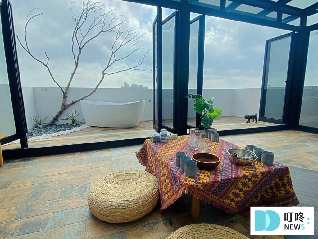彩色珊瑚礁民宿 Color Coral Boutique Hostel-可以讓人看書、冥想、做瑜伽的公共空間