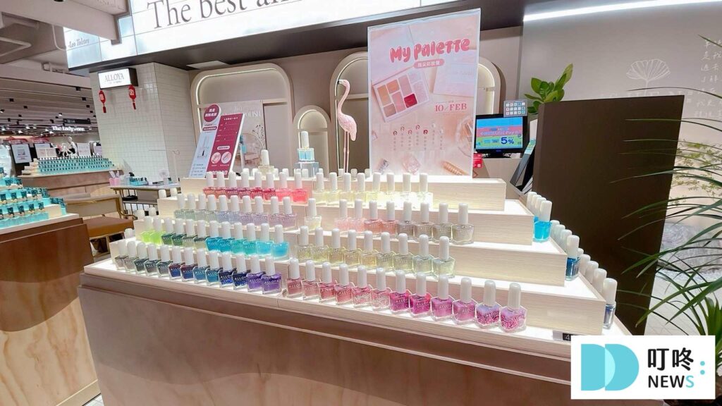 ALLOYA愛若雅台中誠品480門市光療美甲體驗