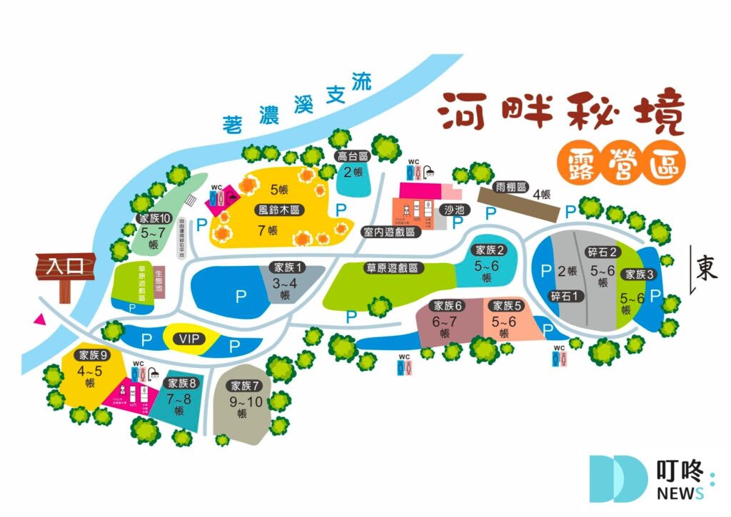 推薦露營地（南部-高雄）：河畔秘境露營