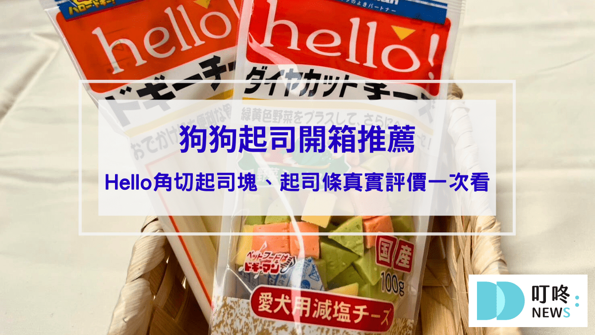 寵物日常 狗狗零食開箱|狗起司推薦:Hello角切起司塊、起司條真實評價、狗零食怎麼挑一次看