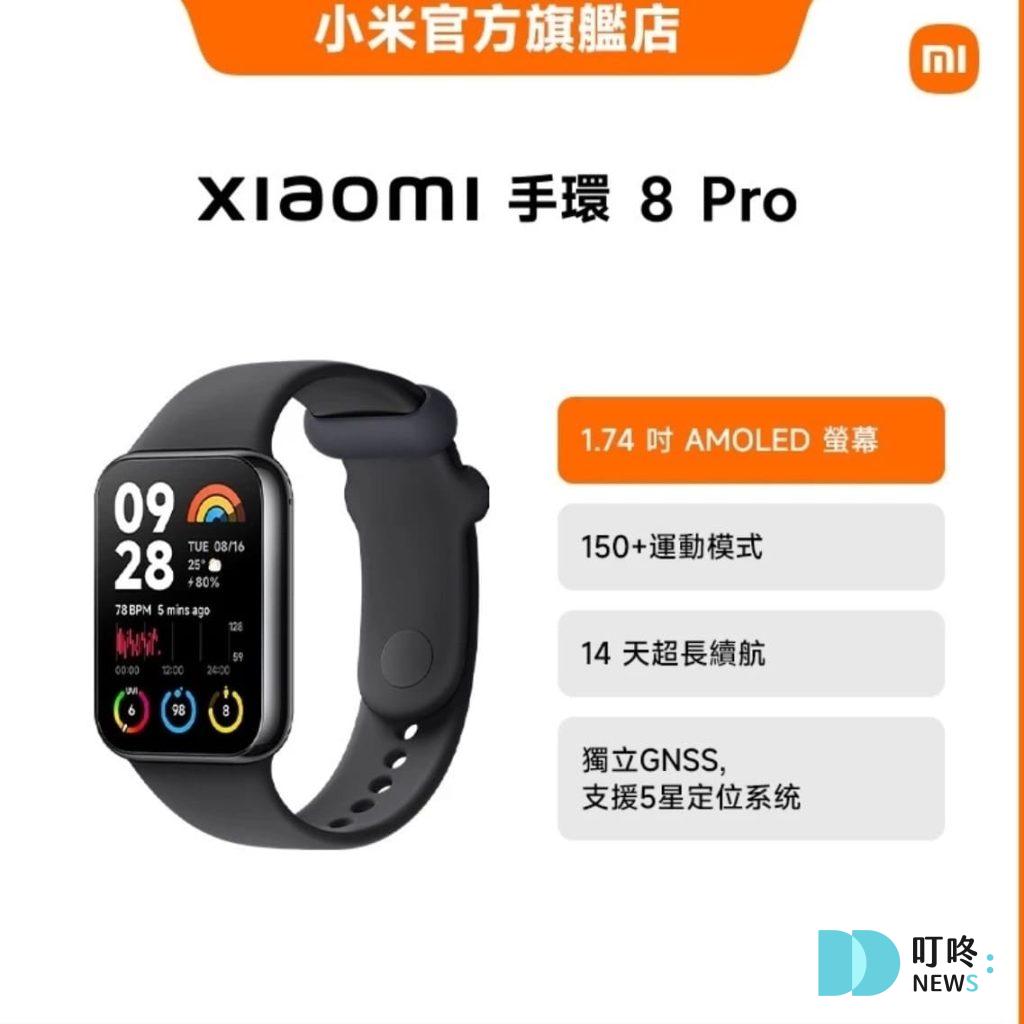 3. Xiaomi 小米手環 8 Pro ,695