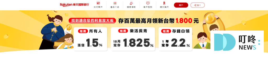 2024數位帳戶推薦_樂天