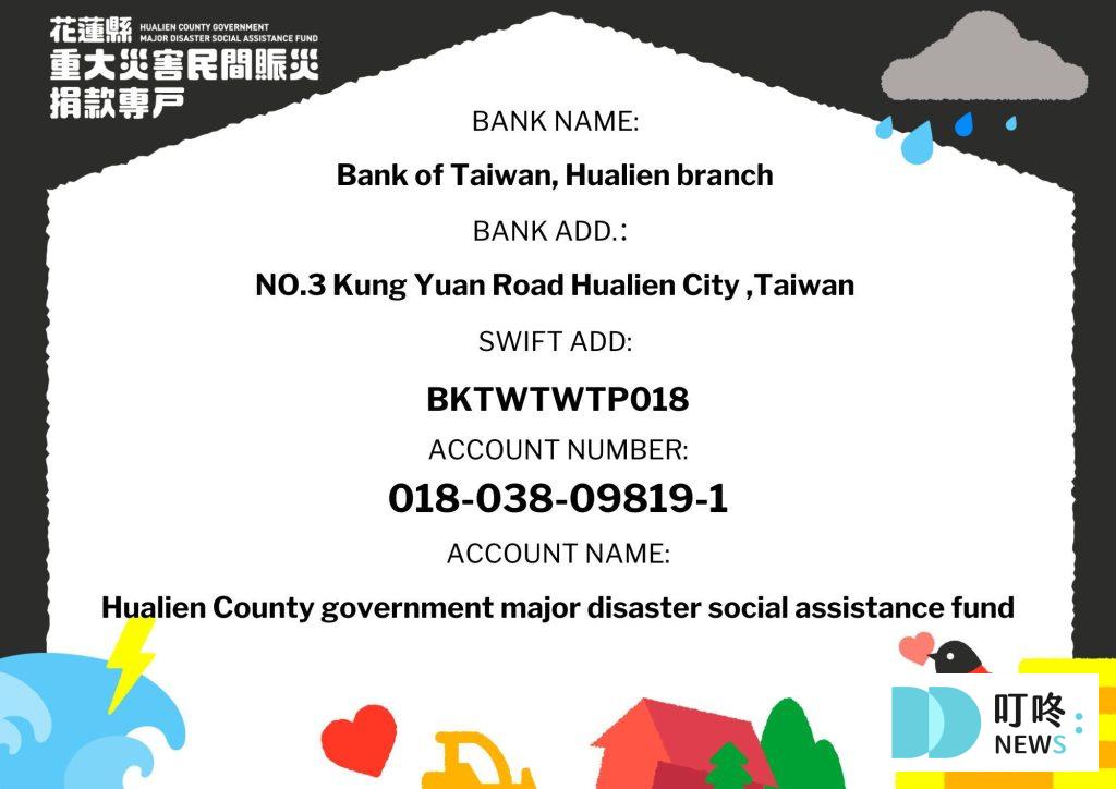 0403地震災情、地震捐款-外國善心捐款