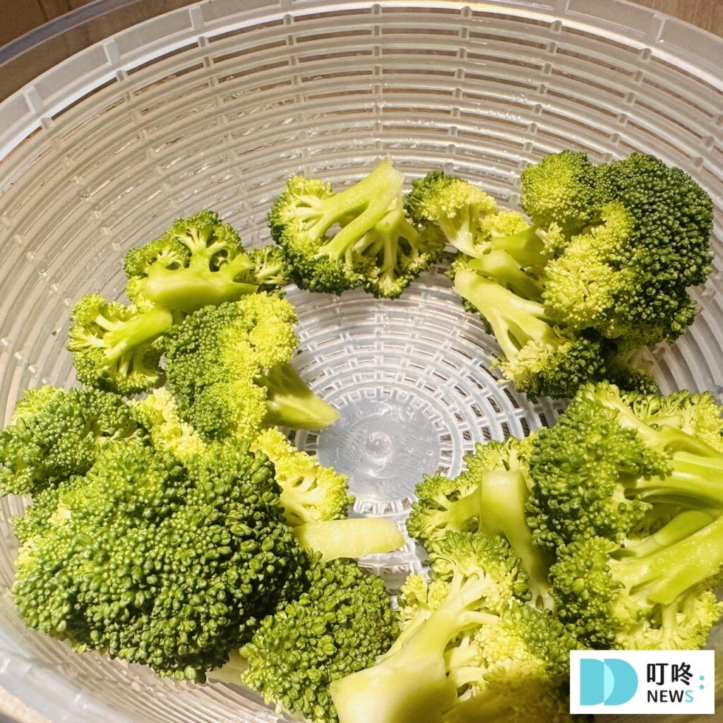 OXO 蔬菜脫水器_花椰菜示範結果
