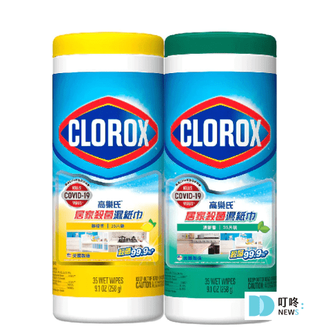 濕紙巾推薦- 【Clorox 高樂氏】廚房清潔殺菌濕紙巾：149元/盒