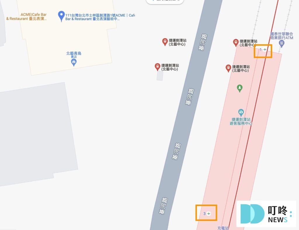 ➤ acme cafe bar & restaurant 臺北表演藝術中心地址：台北市士林區劍潭路1號7樓