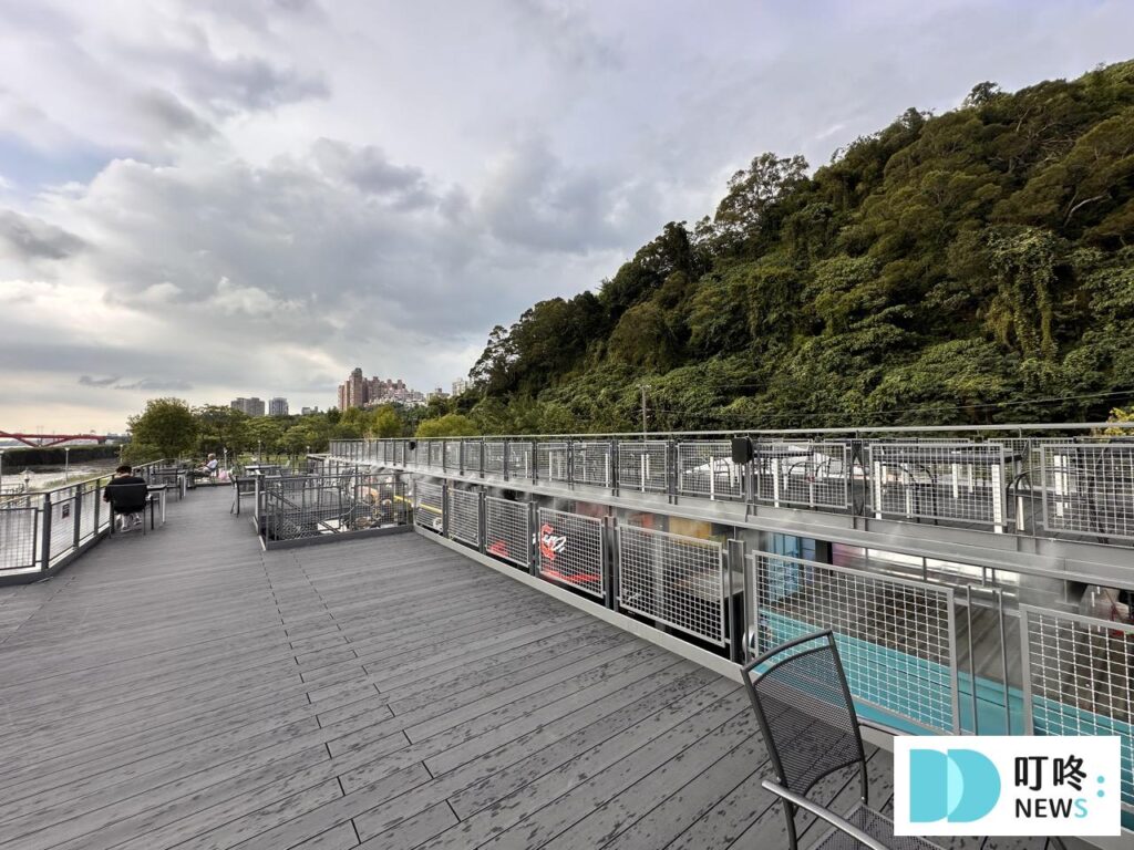 【關渡碼頭貨櫃市集】台北最新市集開箱!營業時間、交通、美食一次看! 關渡碼頭貨櫃市集_用餐區3