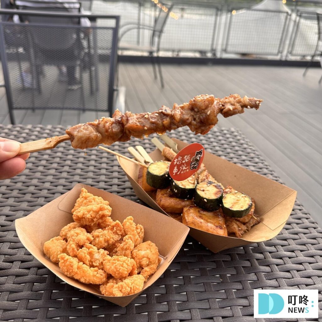 【關渡碼頭貨櫃市集】台北最新市集開箱!營業時間、交通、美食一次看! 關渡碼頭貨櫃市集_串燒