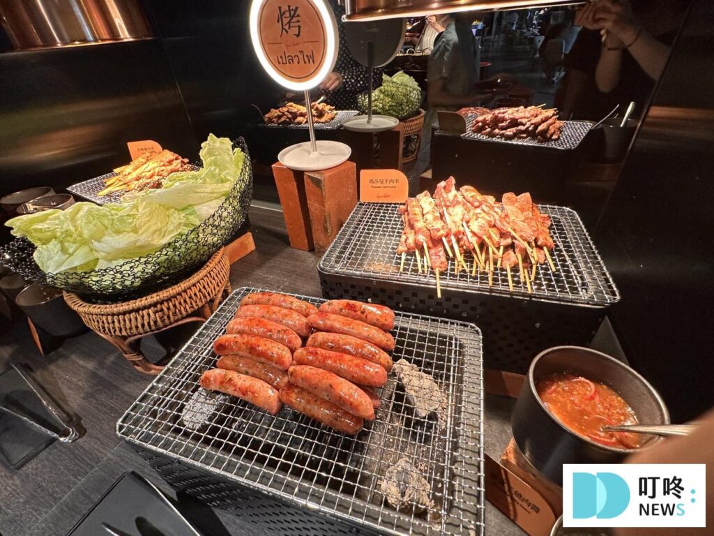 【泰市場海鮮自助餐廳】台北吃到飽美食推薦! 泰市場-燒烤區