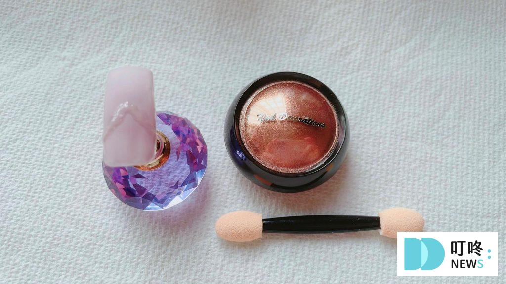 鏡面粉美甲造型教學10