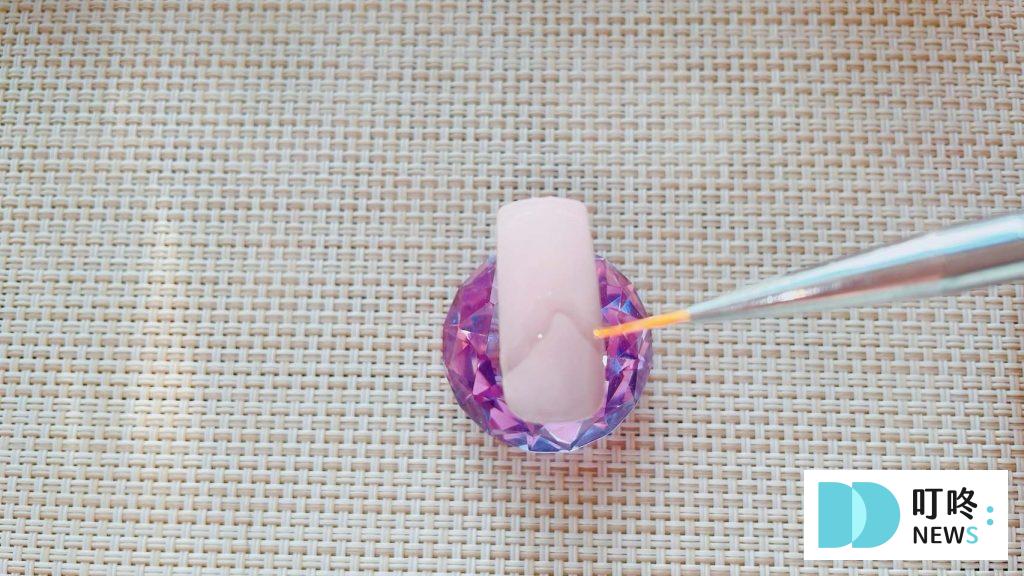 鏡面粉美甲造型教學7
