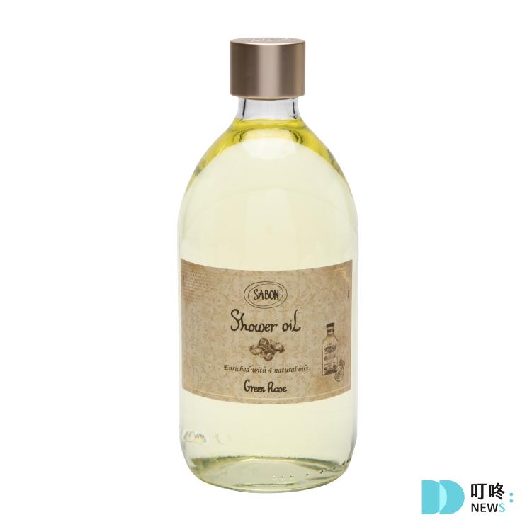 4. SABON 以色列綠玫瑰沐浴油 500ml，5